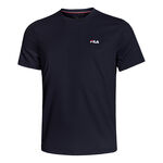 V&ecirc;tements Fila Fila Logo Small T-shirt Hommes-Bleu Fonc&eacute;