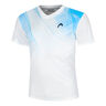 Topspin T-shirt Hommes-Blanc,Bleu Clair