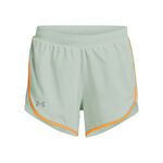 V&ecirc;tements Under Armour Under Armour Fly-By Elite 3in Shorts Femmes-Vert,Orange