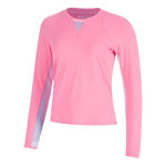 Vêtements Lucky in Love Lucky in Love High Low Breezy Haut Manches Longues Femmes-Rosé