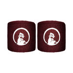 Vêtements de tennis Quiet Please Quiet Please Short Poignet Pack De 2 Unités-Rouge Vin