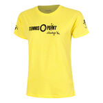 Vêtements Tennis-Point Tennis-Point Team Yellow T-shirt Femmes-Jaune,Noir