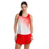 Crew Racerback D&eacute;bardeur tank top Femmes-rouge, blanc