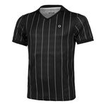 V&ecirc;tements Tennis-Point Tennis-Point Stripes Polo Edition Sp&eacute;ciale Hommes-Noir,Blanc