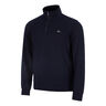 Urban Lifestyle Half Zip Haut Manches Longues Hommes-Bleu Foncé