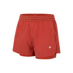 V&ecirc;tements de tennis Tecnifibre Tecnifibre W. TEAM STRETCH SHORTMARINE Shorts Femmes-rouille