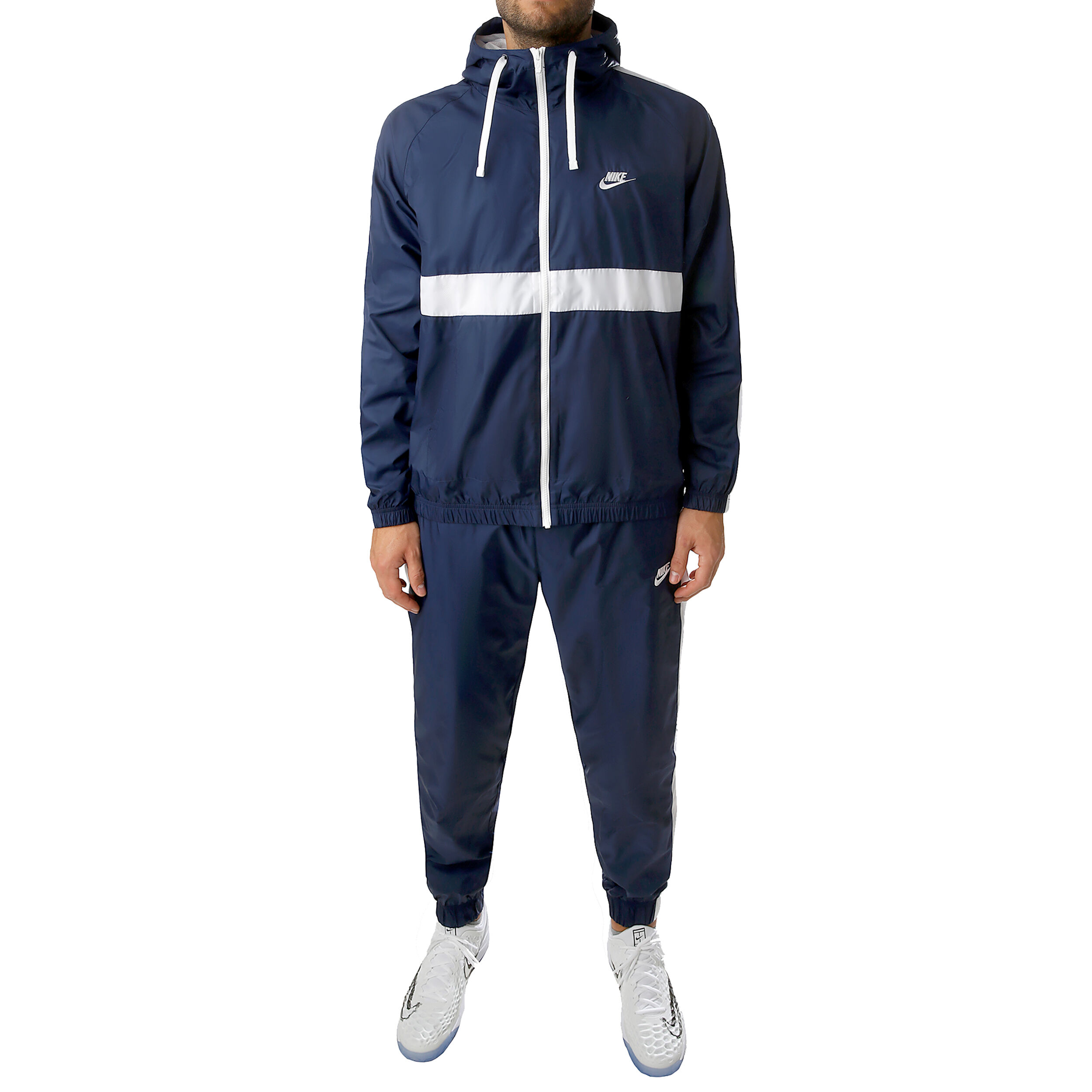Buy Nike Sportswear Woven Hooded Surv tement Hommes Bleu Fonc