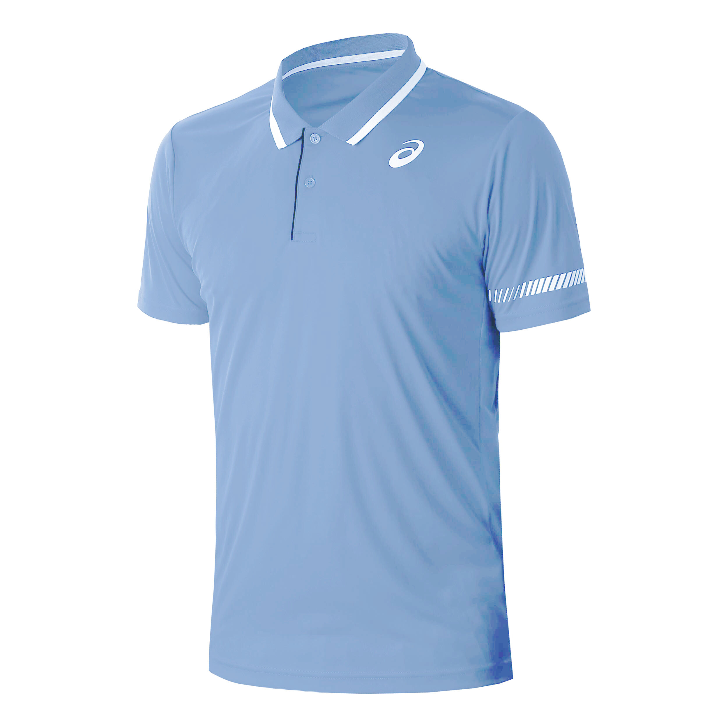 Polo asics bleu on sale