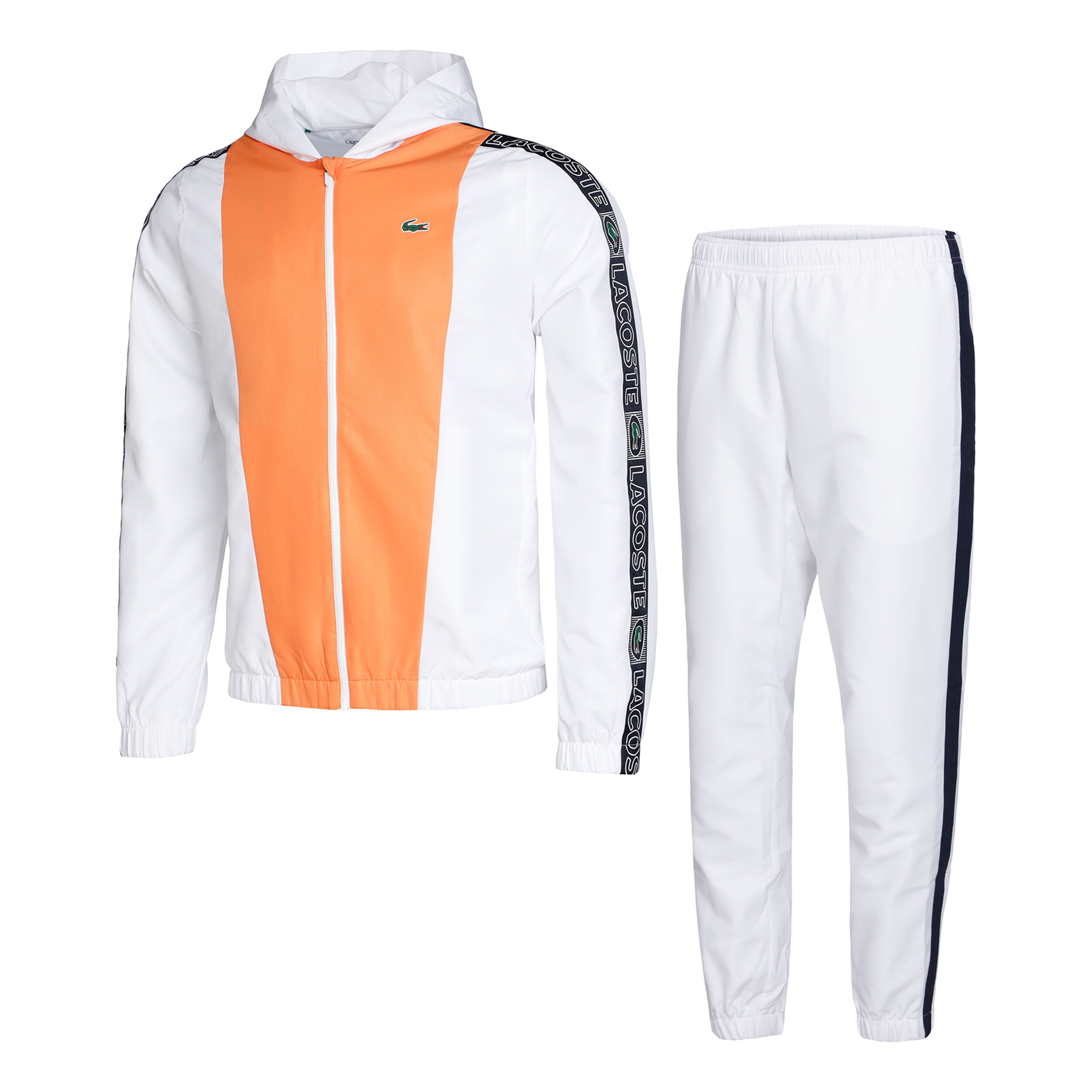 Tennis Surv tement Hommes Blanc Orange