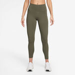 V&ecirc;tements Nike Nike Dri-FIT One High Rise 7/8 Collant tight Femmes-vert olive