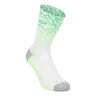 Performance Run Crew Chaussettes de running Unisex-blanc, vert clair