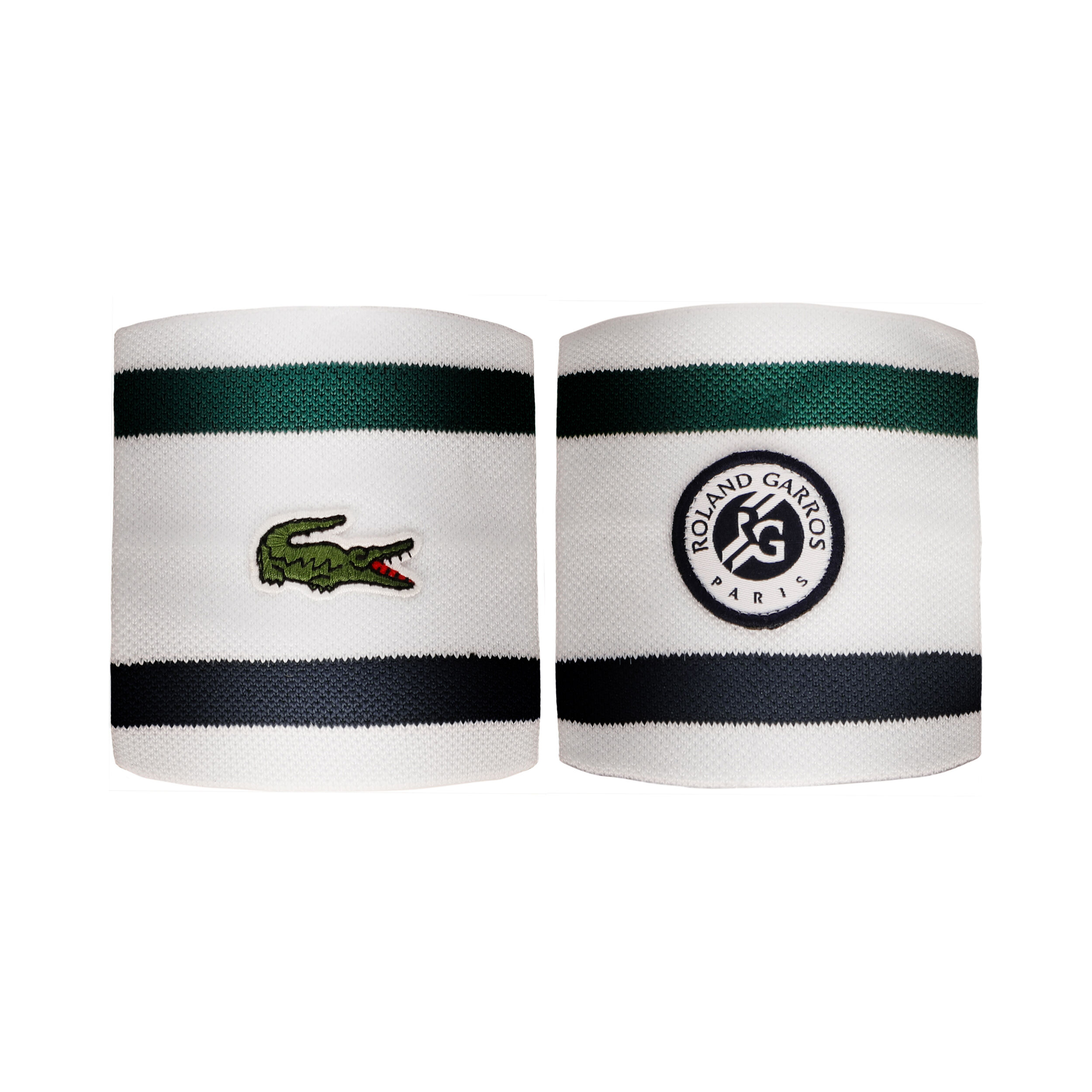 Buy Lacoste Bandeau Cheveux Blanc Vert Fonce online Tennis Point BE