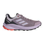 Chaussures de running adidas adidas Terrex Trailrider GTX Chaussure Trail Femmes-Gris,Bleu Foncé