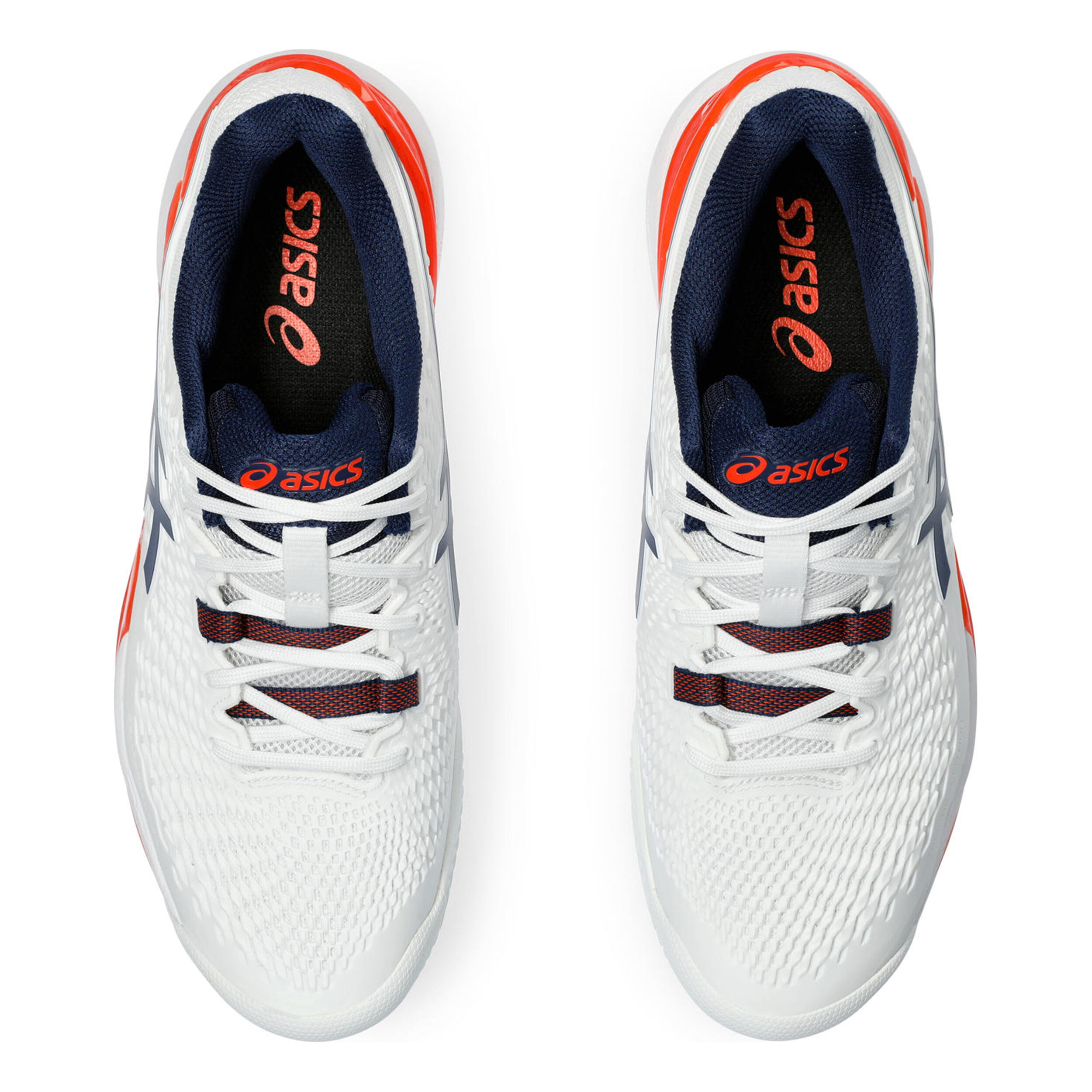 Buy ASICS Gel Resolution 9 Chaussure Terre Battue Hommes Blanc Orange online Tennis Point BE