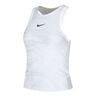 Court Dri-Fit Slam D&eacute;bardeur Tank Top Femmes-Gris Clair,Blanc