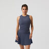 Ace Pocket Ribbed Débardeur Tank Top Femmes-Bleu Gris