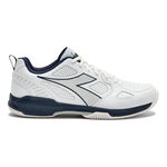Chaussures de tennis Diadora Diadora S.Challenge 7 Chaussure terre battue Hommes-blanc, bleu fonc&eacute;