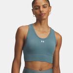 Vêtements Under Armour Under Armour Vanisheamle Mid Soutien-gorge sport Femmes-bleu