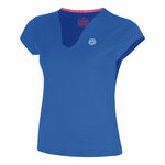 V&ecirc;tements de tennis BIDI BADU BIDI BADU Hey Laguna V-Neck T-shirt Femmes-bleu