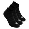 Essentials Low 3P Chaussettes de tennis Unisex-noir