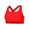 Crossback Mid Soutien-gorge Sport Femmes-Rouge Fluo