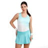 Crew Racerback D&eacute;bardeur tank top Femmes-turquoise, blanc