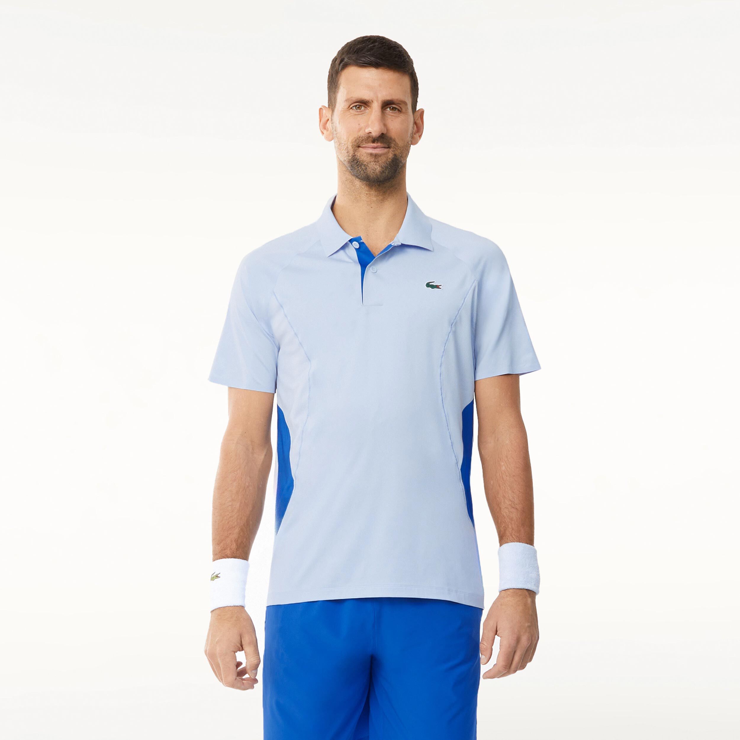 Polo lacoste bleu clair shop