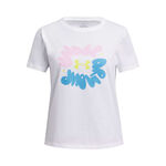 Vêtements Under Armour Under Armour Bubble T-shirt Filles-Blanc