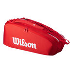 Wilson Wilson Tour Super Tour Housse De Raquette Lot De 6-Rouge