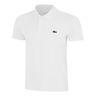 Ribbed Collar Polo Hommes - blanc