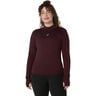 Road Winter Seamless Maillot de course Femmes-rouge fonc&eacute;