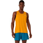 V&ecirc;tements ASICS ASICS Road Maillot de course Hommes-jaune