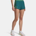 V&ecirc;tements Under Armour Under Armour Tech Play Up Shorts Femmes-vert, vert