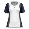 Club 25 Tech T-shirt Femmes-Blanc,Bleu Fonc&eacute;