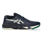 Chaussures de tennis ASICS ASICS Gel-Resolution X Chaussures Toutes Surfaces Hommes-Bleu Foncé,Crème