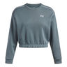Rival Fleece Piped Crew Sweat-shirt Femmes-bleu gris