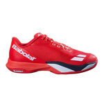 Chaussures de tennis Babolat Babolat JET M4 AC Chaussures toutes surfaces Hommes-rouge, blanc