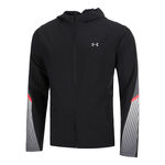 V&ecirc;tements Under Armour Under Armour Velociti Storm Hooded Veste Running Hommes-Noir,Gris