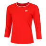 Teamline Haut Manches Longues Femmes-Rouge