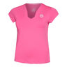 Bella 2.0 Tech V-Neck T-shirt Femmes-Pink,Blanc