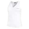 Janet D&eacute;bardeur Tank Top Edition Sp&eacute;ciale Femmes-Blanc,Gris Clair