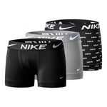 V&ecirc;tements Nike Nike Dri-FIT Essential Micro Trunk Cale&ccedil;on Pack De 3 Hommes-Noir,Gris