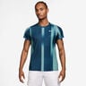 Court Victory Dri-Fit Print T-shirt Hommes - bleu petrol, blanc