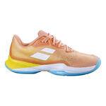 Chaussures de tennis Babolat Babolat Jet Mach 3 Chaussures toutes surfaces Femmes - abricot, jaune