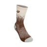 Performance Run Crew Chaussettes De Running-Marron,Beige