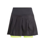 Vêtements adidas adidas Pleat Pro Jupe Femmes-Noir,Jaune Lemon
