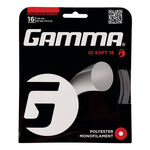 Gamma Gamma IO Soft Charcoal Cordage En Garniture 12,2m-Gris