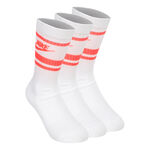 Vêtements Nike Nike Everyday Essentials Crew Chaussettes De Tennis-Blanc,Corail