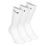 V&ecirc;tements Nike Nike Everyday Cush Crew Chaussettes De Sport Pack De 3-Blanc,Noir