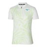 Mugen Shadow Polo Hommes - blanc, jaune lemon